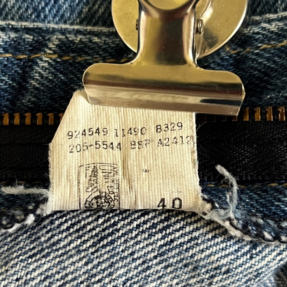 Vtg Lee Riders Genuine Denim Jeans 90's Mens 36x34 Blue USA Relaxed Fit **READ** - Picture 8 of 14